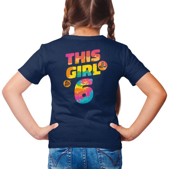 This girl is now 6 - Birthday t-shirt (Κοντομάνικο Παιδικό)